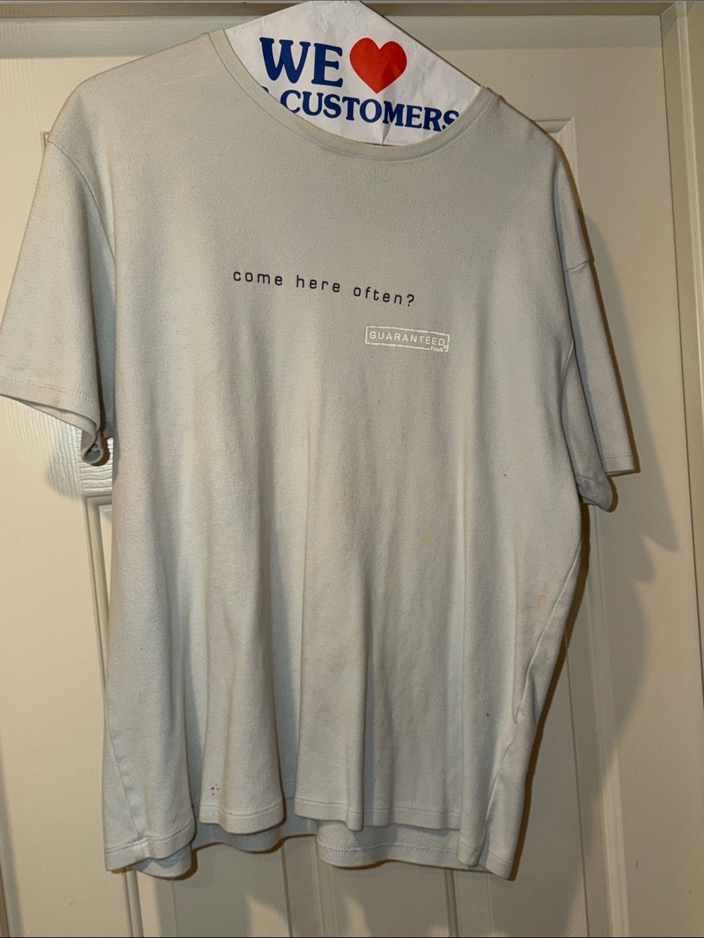 French Connection Original 1990’s Come Here Often? Guaranteed shirt Tee from EU